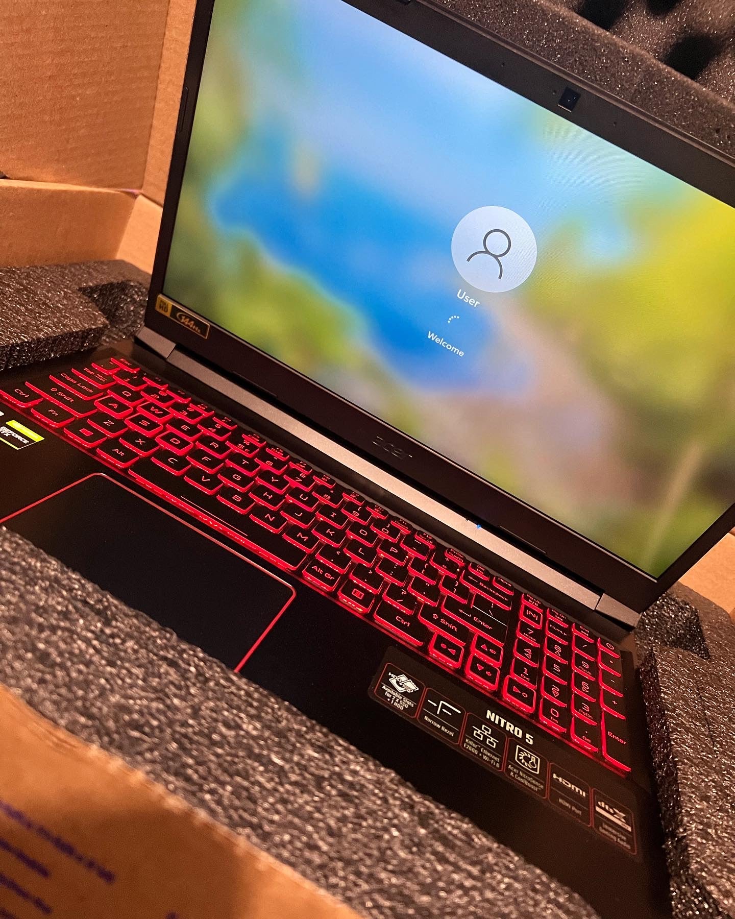 Gaming laptop