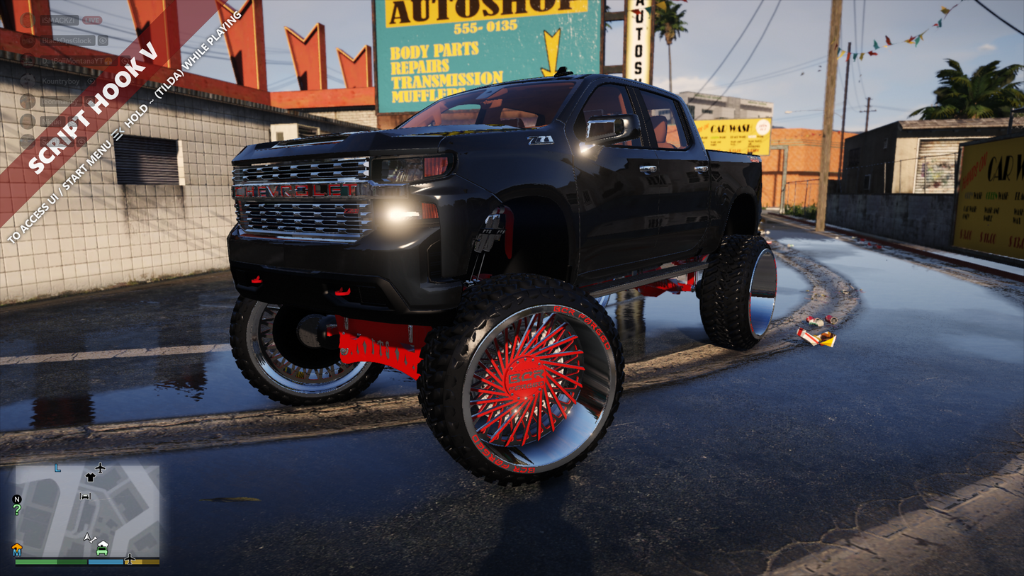 GM LIFTED PACK ON BCR FORGED FLOATERS