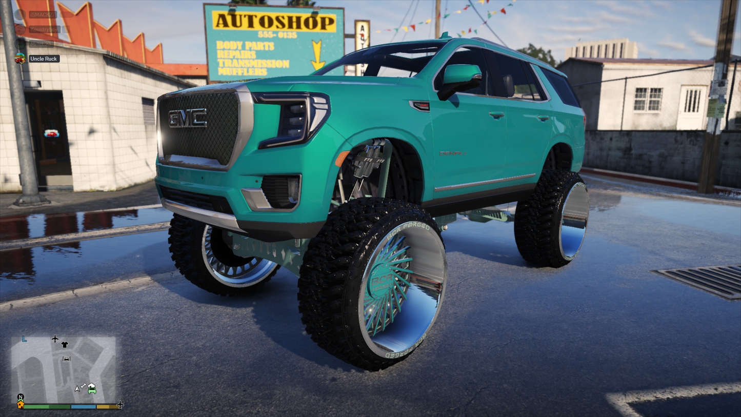 GM LIFTED PACK ON BCR FORGED FLOATERS