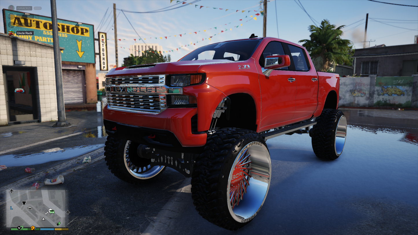 GM LIFTED PACK ON BCR FORGED FLOATERS